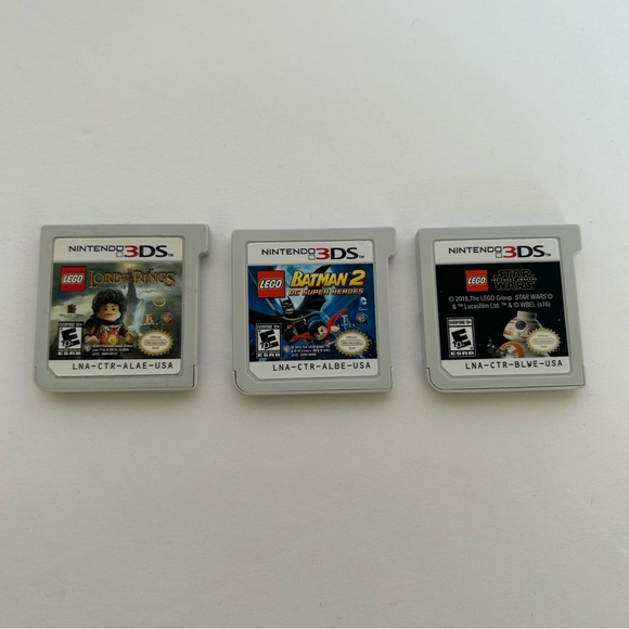 Nintendo 3DS lego lord of the rings, batman 2 and star wars - Picture 1 of 5